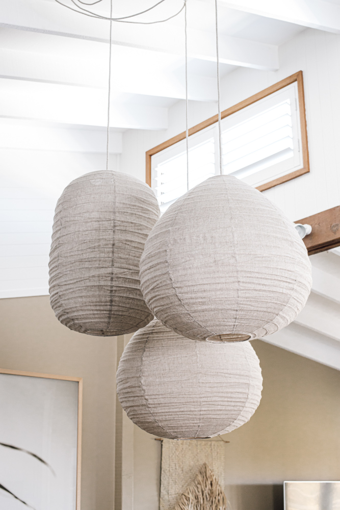 linen lantern light